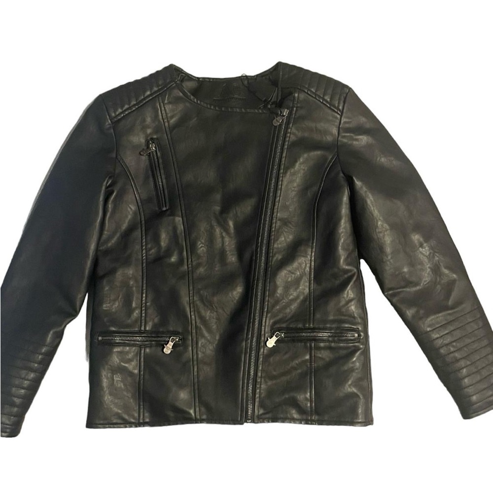 AC Luxury Collection Faux Leather Jacket medium unisex